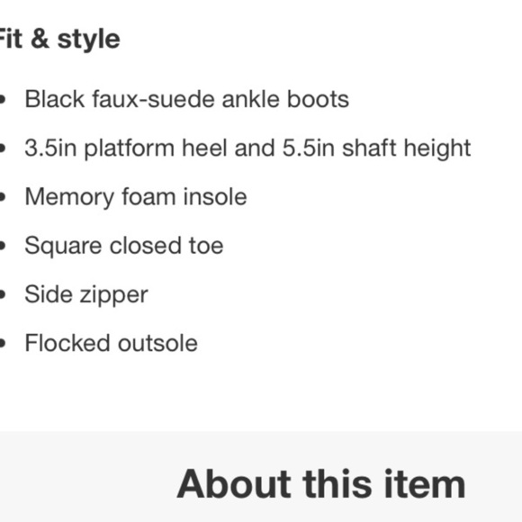 Women's Black Block Heel Boots - Picture 5 of 6